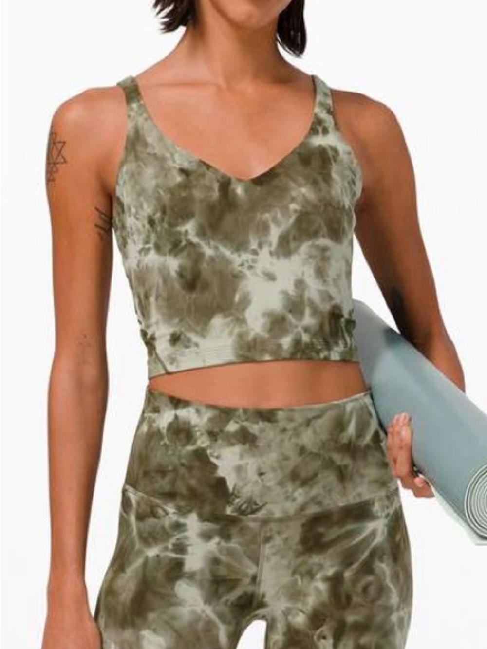 Lululemon Diamond Dye Align Tank Top in Sage